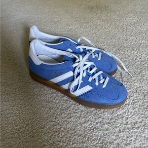 Adidas Gazelle Blue White Sneakers